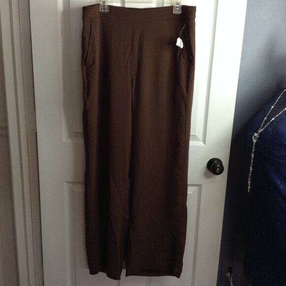 NWT Old Navy "XL" Casual Wide Leg Pant, Tall, Brown, Versatile, Causal Friday - Picture 1 of 5